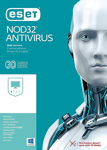 ESET NOD32 Antivirus 2020 10 Devices 3 Years Digital Code Global