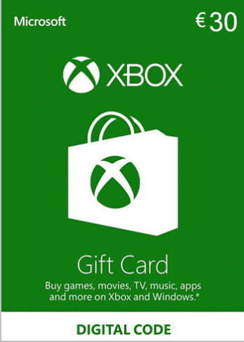 Xbox Live Gift Card 30 Euro Europe, mmorc.vip