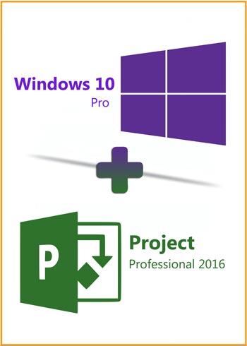 Windows 10 Pro + Project Pro 2016 Key Global Bundle