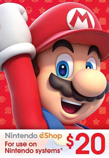 Nintendo eShop Gift Card 20 USD US