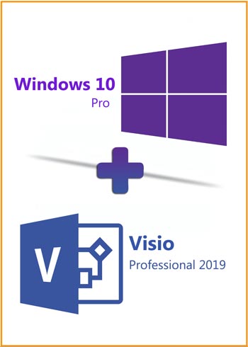 Windows 10 Pro + Visio Pro 2019 Key Global Bundle