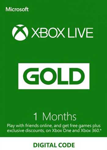 Xbox Live 1 Months Gold Subscription Card Global, mmorc.vip